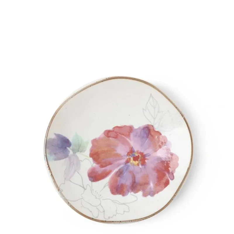 MIYA Company Floral Mini Plate Purple Outlet