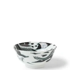 MIYA Company Flying Dragon 5.75" Bowl Gray Clearance