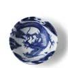 MIYA Company Flying Dragon Themed Bowls in Blue and White Mae in Japan available at Miya. Sale