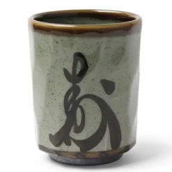 MIYA Company Green Character 8 Oz. Teacup New