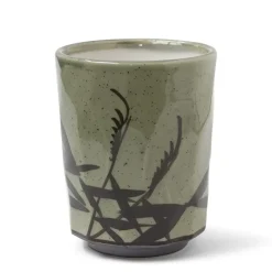 MIYA Company Green Sasa 8 Oz. Teacup