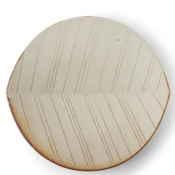 MIYA Company Hazara Leaf Plate White 11.75" Online