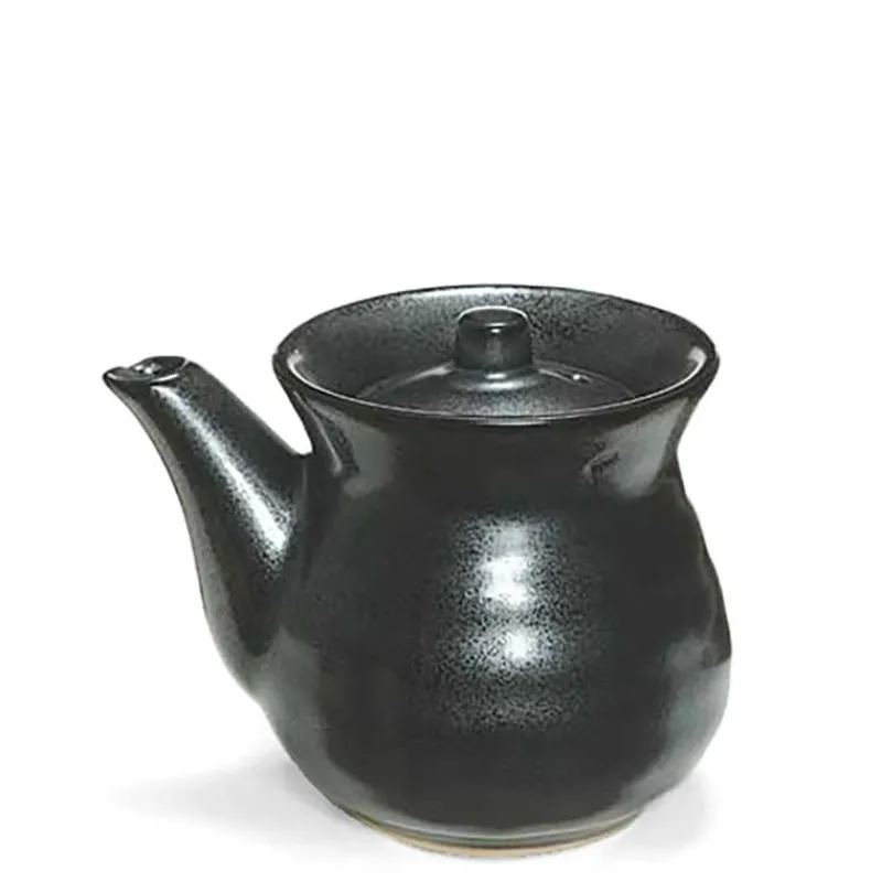 MIYA Company Iron Glaze Black Matte 8 oz. Soy Sauce Pot at Miya Sale