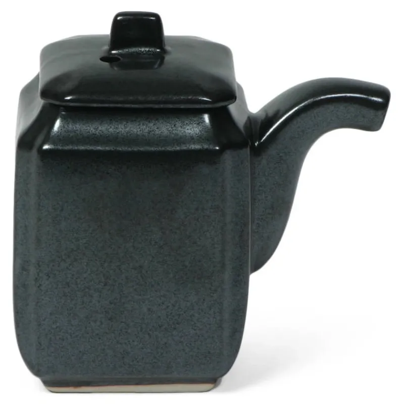 MIYA Company Iron Glaze Black Matte 6 oz. Soy Sauce Pot at Miya Online
