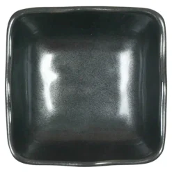 MIYA Company Iron Glaze 3.25" Square Sauce Dish at Miya Best