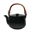 MIYA Company Iron Glaze  6" x 4.5" x 7" h 22 oz. Teapot at Miya Hot