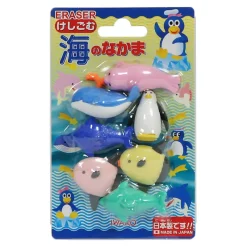 MIYA Company Iwako Marine Animals Eraser Pack Sale