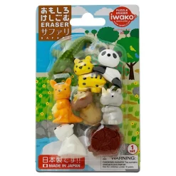 MIYA Company Iwako Safari Animals Eraser Pack Online
