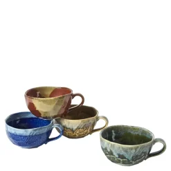 MIYA Company Jewel Boulder 8 Oz. Mug Set New