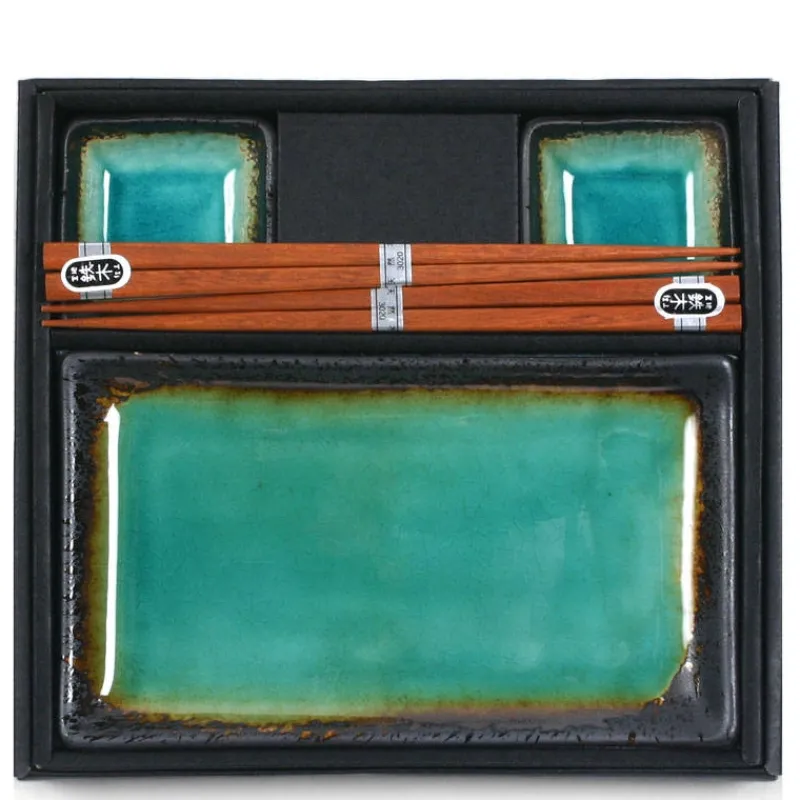 MIYA Company Kosui Green Sushi Set for Two Outlet