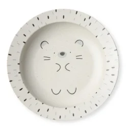 MIYA Company Mogu Mogu Hedgehog Shallow Bowl 8.75"