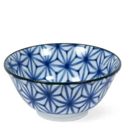 MIYA Company Monyou blue and white pattern Star 6" bowl Outlet