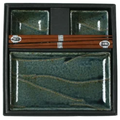 MIYA Company Nami Blue Sushi Set at Miya Outlet