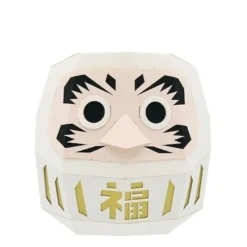 MIYA Company Paper Craft Daruma White Small Sale