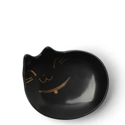 MIYA Company Plate Mini Black Cat with Gold Sale