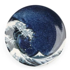 MIYA Company Plate Namako Blue Great Wave 10" Online