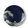 MIYA Company Plate Namako Blue Great Wave 7.5" Outlet