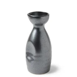 MIYA Company "Iron Glaze" Sake Bottle Made in Japan.