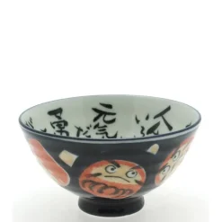 MIYA Company Rice Bowl Daruma Dark Blue Sale