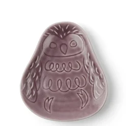 MIYA Company Sauce Dish Owl Amethyst Clearance