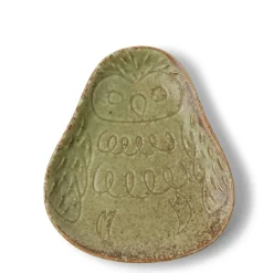 MIYA Company Sauce Dish Owl Green Discount