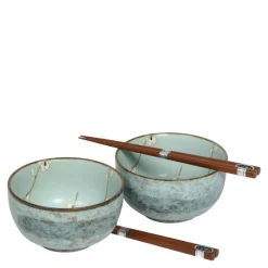 MIYA Company Spring Blossoms 5" Bowl For Two Set at Miya Hot