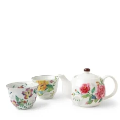 MIYA Company Spring Floral Tea Set Discount