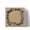 MIYA Company Stamp Cat Floral Circle New