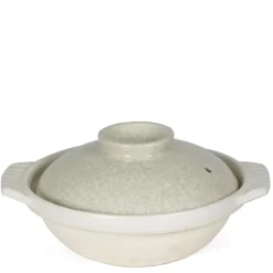 MIYA Company Sumi Kannyu White Donabe Casserole, 34 Oz. Discount
