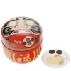 MIYA Company Tea Canister Red Daruma "Wishes" Outlet