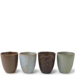 MIYA Company Teacup Pacific Forest Matte Set of 4 Discount