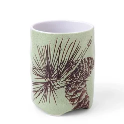 MIYA Company Teacup Summer Pine Cones Discount