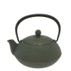 MIYA Company Teapot Cast Iron Bronze Waves Best