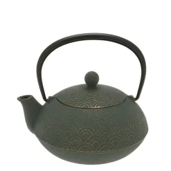 MIYA Company Teapot Cast Iron Bronze Waves Best