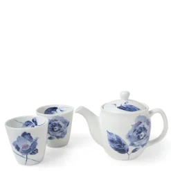 MIYA Company Tea Set Blue Rose Best