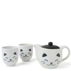 MIYA Company Tea Set Cat White Best
