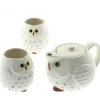 MIYA Company Tea Set Owl White Discount