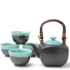 MIYA Company Tea Set Turquoise Sky Square Clearance