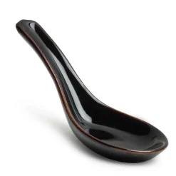 MIYA Company Tenmoku Black Soup Spoon Clearance