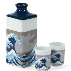 MIYA Company The Great Wave Sake Set at Miya New
