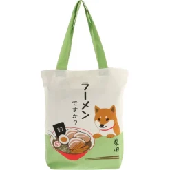 MIYA Company Tote Bag White Shiba Ramen Outlet