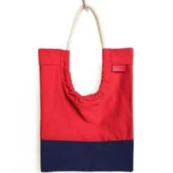 MIYA Company TOUTE Bag Tote Rouge/Navy Outlet