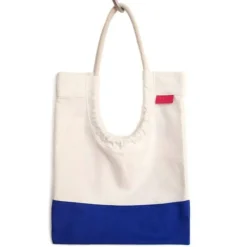 MIYA Company TOUTE Bag Tote White/Parisian Blue New