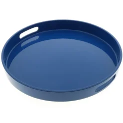 MIYA Company Tray Blue Round 13-1/2" Outlet