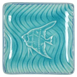 MIYA Company Turquoise Blue FishTea Plate at Miya Hot