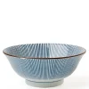 MIYA Company Visit Miya for our Blue Sendan Tokusa Collection. Blue lines radiate from the center of the piece that grow to reach the rims. Shop now! New