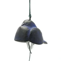 MIYA Company Wind Chime Dove Blue/Black Clearance
