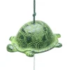 MIYA Company Wind Chime Turtle Green 1-1/2" Online