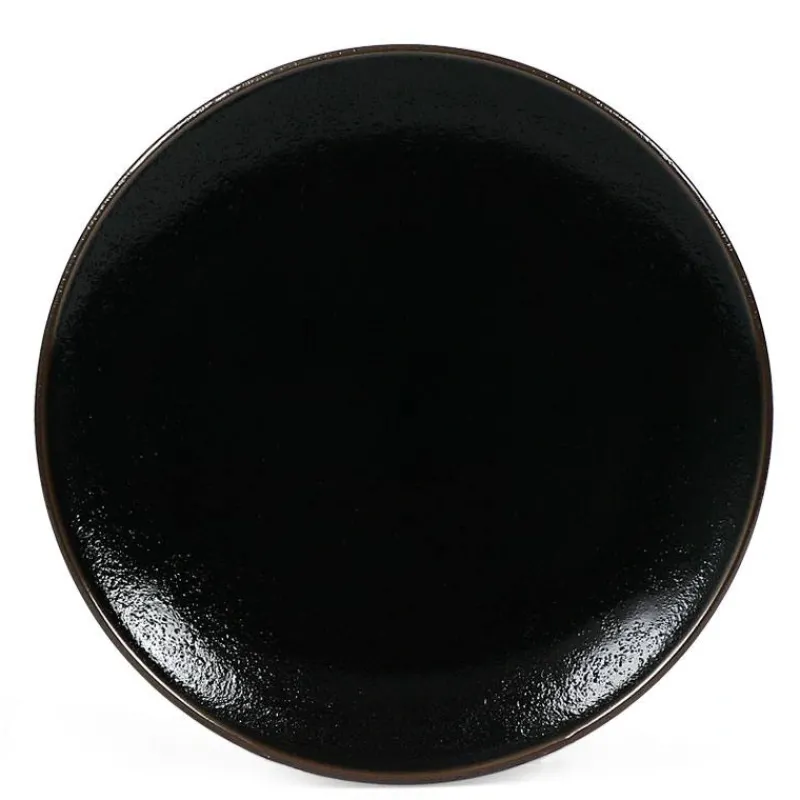 MIYA Company Yuzu Tenmoku Black 10" Dinner Plate at Miya Online