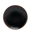MIYA Company Yuzu Tenmoku Black 6.5" Round Plate at Miya New